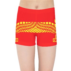 Aramean Syriac Flag Kids Sports Shorts by abbeyz71