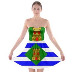 Flag of Vieques Strapless Bra Top Dress