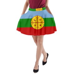 Flag Of The Mapuche People A-line Pocket Skirt by abbeyz71