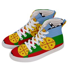 Flag Of The Mapuche People Men s Hi-top Skate Sneakers by abbeyz71