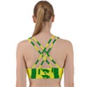 Flag of Culebra Back Weave Sports Bra View2