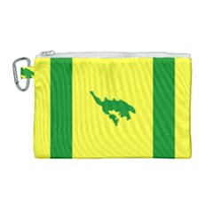 Flag Of Culebra Canvas Cosmetic Bag (large) by abbeyz71