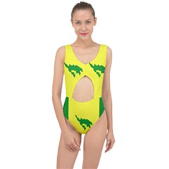 Flag Of Culebra Center Cut Out Swimsuit by abbeyz71