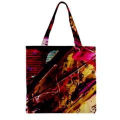 Absurd Theater In And Out 5 Zipper Grocery Tote Bag by bestdesignintheworld