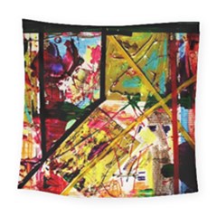 Absurd Theater In And Out Square Tapestry (large) by bestdesignintheworld