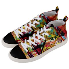 Absurd Theater In And Out Men s Mid-top Canvas Sneakers by bestdesignintheworld