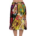 Absurd Theater In And Out Velvet Flared Midi Skirt View2