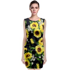 Sunflower Classic Sleeveless Midi Dress by CasaDiModa