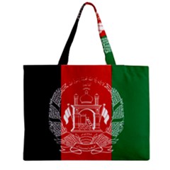 Flag Of Afghanistan Zipper Medium Tote Bag by abbeyz71