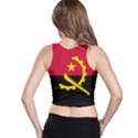 Flag of Angola Racer Back Crop Top View2