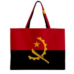 Flag Of Angola Zipper Mini Tote Bag by abbeyz71