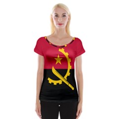 Flag Of Angola Cap Sleeve Tops by abbeyz71