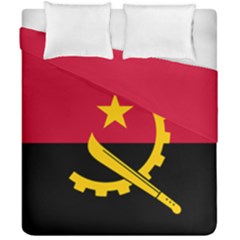 Flag Of Angola Duvet Cover Double Side (california King Size) by abbeyz71