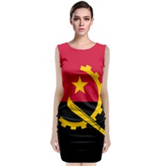 Flag Of Angola Classic Sleeveless Midi Dress by abbeyz71