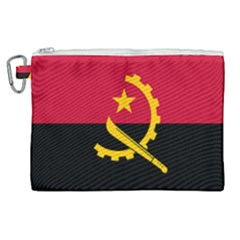 Flag Of Angola Canvas Cosmetic Bag (xl) by abbeyz71