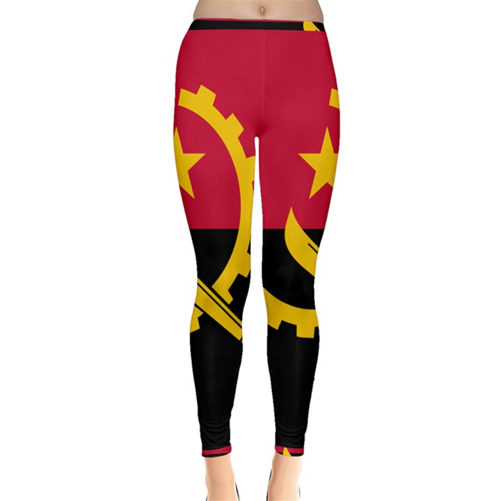 Flag of Angola Inside Out Leggings