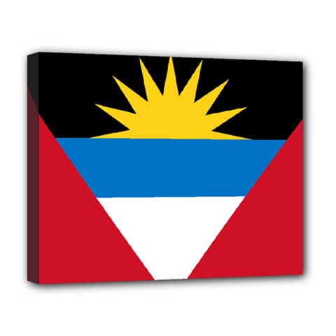 Flag Of Antigua & Barbuda Deluxe Canvas 20  X 16   by abbeyz71