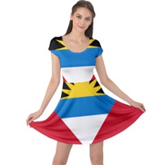 Flag Of Antigua & Barbuda Cap Sleeve Dress by abbeyz71