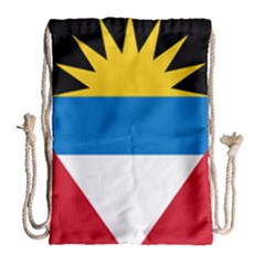 Flag Of Antigua & Barbuda Drawstring Bag (large) by abbeyz71