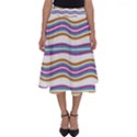 Colorful Wavy Stripes Pattern 7200 Perfect Length Midi Skirt View1