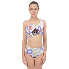 Unordered Chaos Spliced Up Two Piece Swimsuit by Simbadda