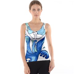 Abstract Colourful Comic Characters Tank Top