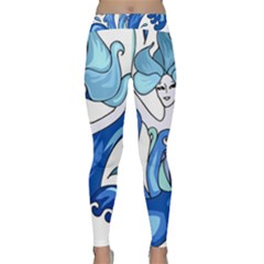 Abstract Colourful Comic Characters Classic Yoga Leggings