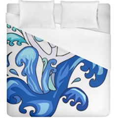 Abstract Colourful Comic Characters Duvet Cover (King Size)