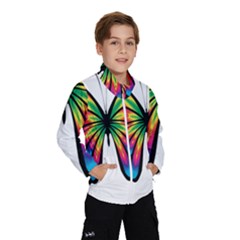 Abstract Animal Art Butterfly Wind Breaker (kids) by Simbadda