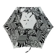 Floral Flourish Decorative Mini Folding Umbrellas by Simbadda