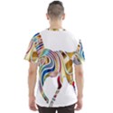 Horse Equine Psychedelic Abstract Men s Sports Mesh Tee View2