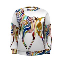 Horse Equine Psychedelic Abstract Women s Sweatshirt