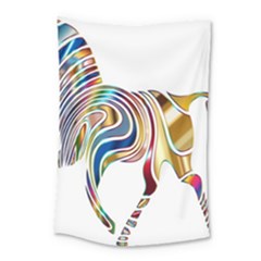 Horse Equine Psychedelic Abstract Small Tapestry