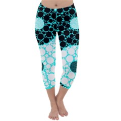 Yin Yang Eastern Asian Philosophy Capri Winter Leggings  by Simbadda