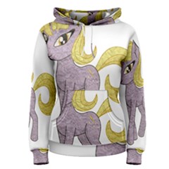 Unicorn Narwhal Mythical One Horned Women s Pullover Hoodie by Simbadda