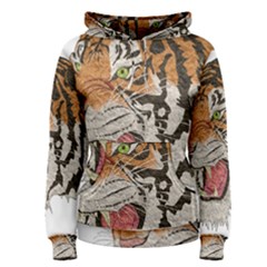Tiger Tiger Png Lion Animal Women s Pullover Hoodie by Simbadda