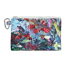 Eden Garden 5 Canvas Cosmetic Bag (large) by bestdesignintheworld