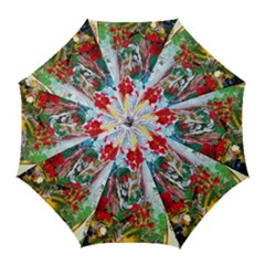 Eden Garden 2 Golf Umbrellas by bestdesignintheworld