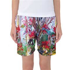 Eden Garden 2 Women s Basketball Shorts by bestdesignintheworld