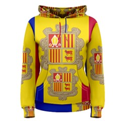 National Flag Of Andorra  Women s Pullover Hoodie by abbeyz71