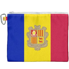 National Flag Of Andorra  Canvas Cosmetic Bag (xxxl) by abbeyz71