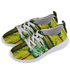 Old Tree And House With An Arch 8 Women s Lightweight Sports Shoes by bestdesignintheworld