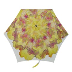 Yellow Rose Mini Folding Umbrellas