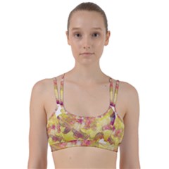 Yellow Rose Line Them Up Sports Bra