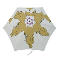 Cute Bear Cartoon Mini Folding Umbrellas by Simbadda