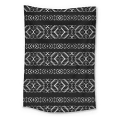 Futuristic Geometric Stripes Pattern Large Tapestry by dflcprints