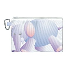 Elephant Canvas Cosmetic Bag (large) by Simbadda