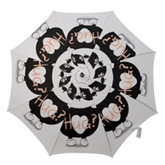 Panda Hug Sorry Cute Cute Bear Hook Handle Umbrellas (large) by Simbadda