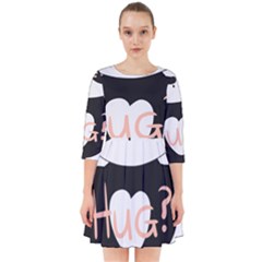 Panda Hug Sorry Cute Cute Bear Smock Dress by Simbadda