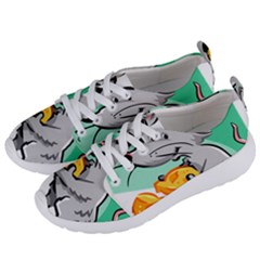 Mouse Cheese Tail Rat Hole Women s Lightweight Sports Shoes by Simbadda